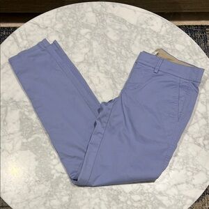 Vince Classic Cotton Sky Blue Chinos. 0